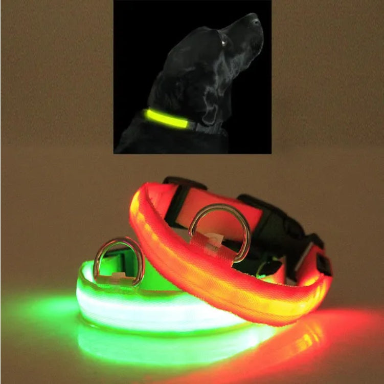 Flux™ LED Pet Safety Halo Collar – Ultra-Bright Night Visibility Collar for Dogs & Cats