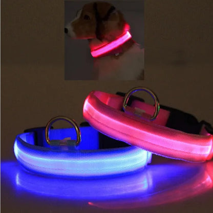 Flux™ LED Pet Safety Halo Collar – Ultra-Bright Night Visibility Collar for Dogs & Cats